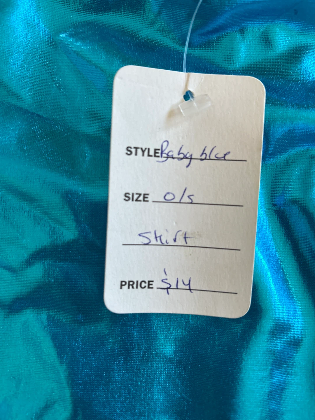 Baby Blue Skirt - size small - photo 3