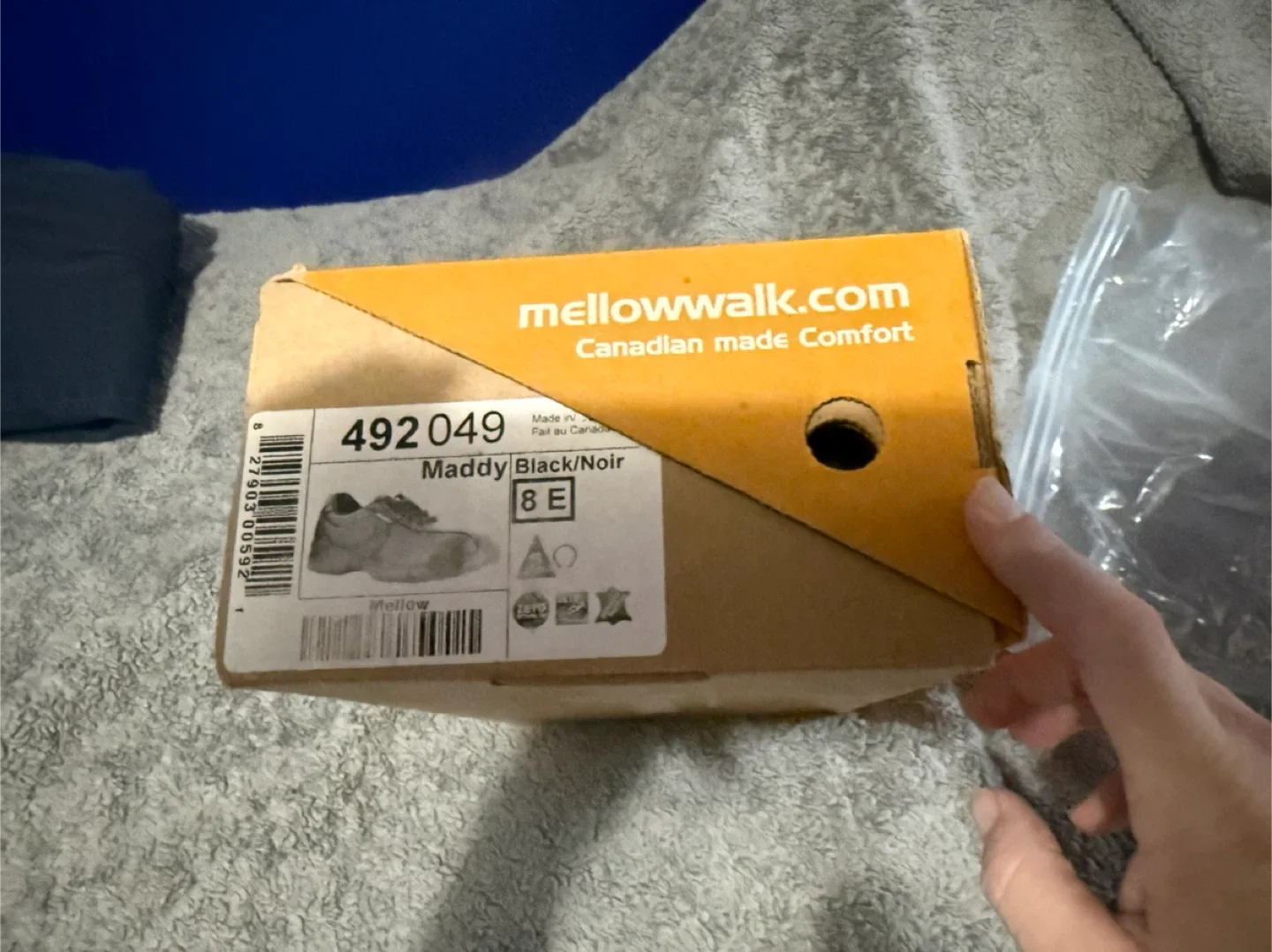 Mellow Walk Maddy Black Leather Shoes - Size 8E image indicator(2)