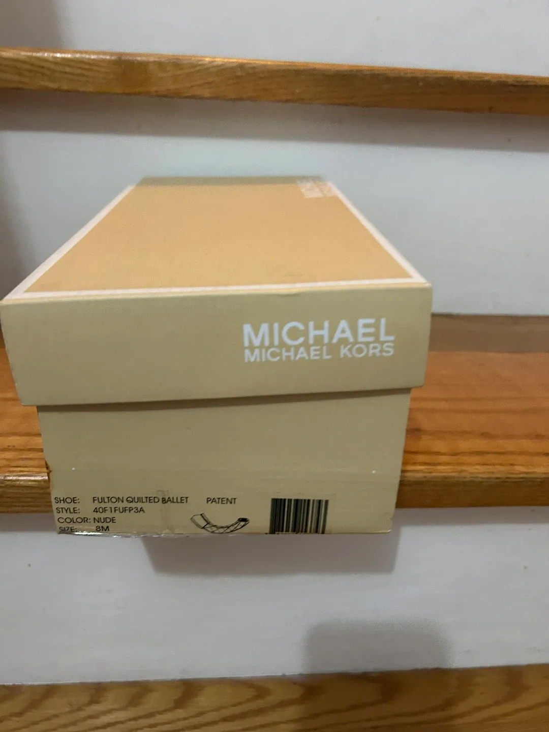 Michael Kors Fulton Quilted Ballet Flats - Nude, Size 8M image indicator(4)