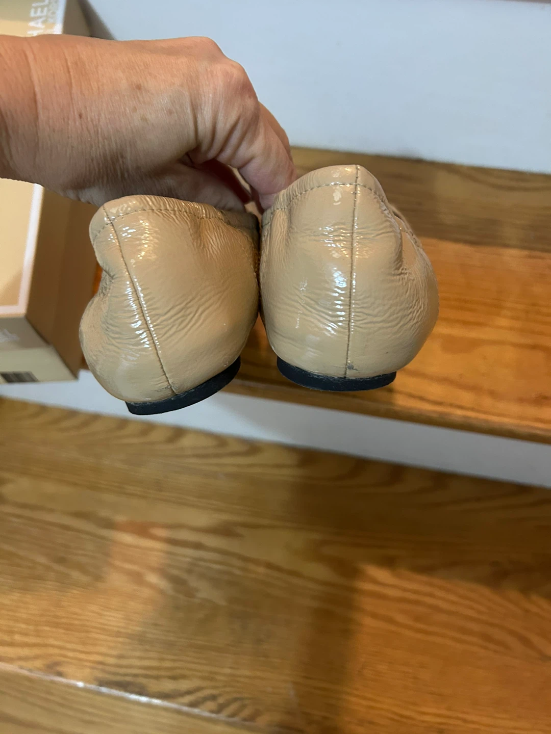 Michael Kors Fulton Quilted Ballet Flats - Nude, Size 8M - photo 3
