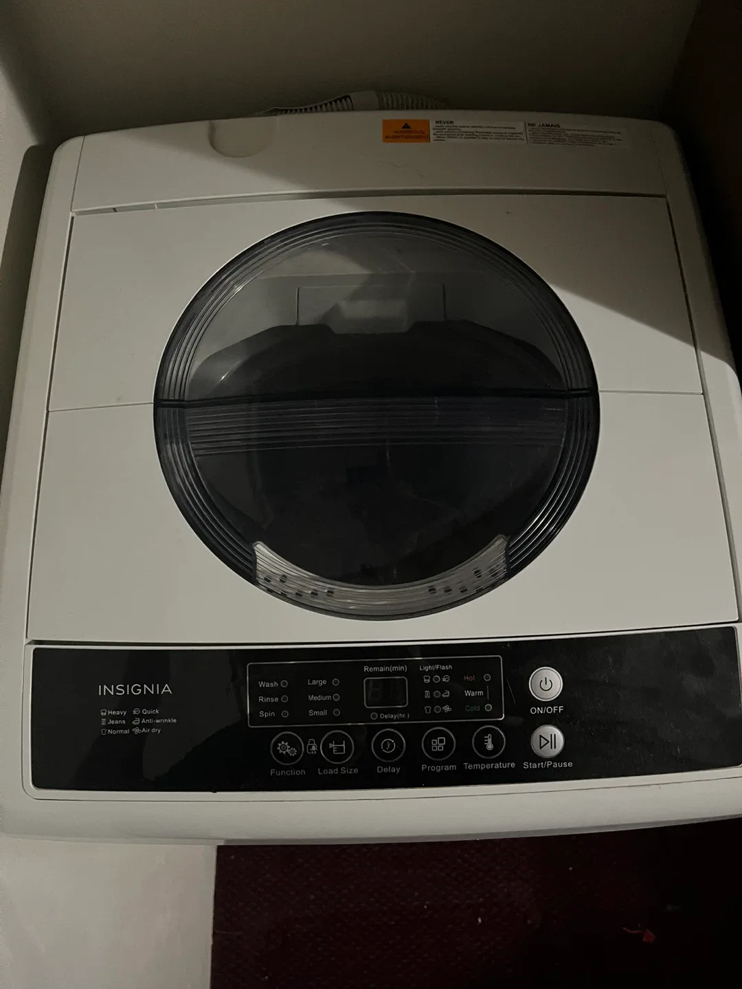 Insignia Top Load Washer image indicator(2)