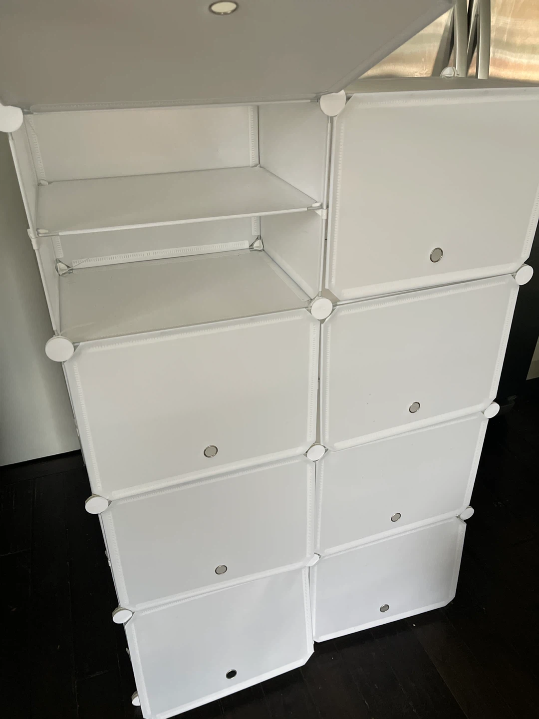 White Modular Storage Shelf - photo 2