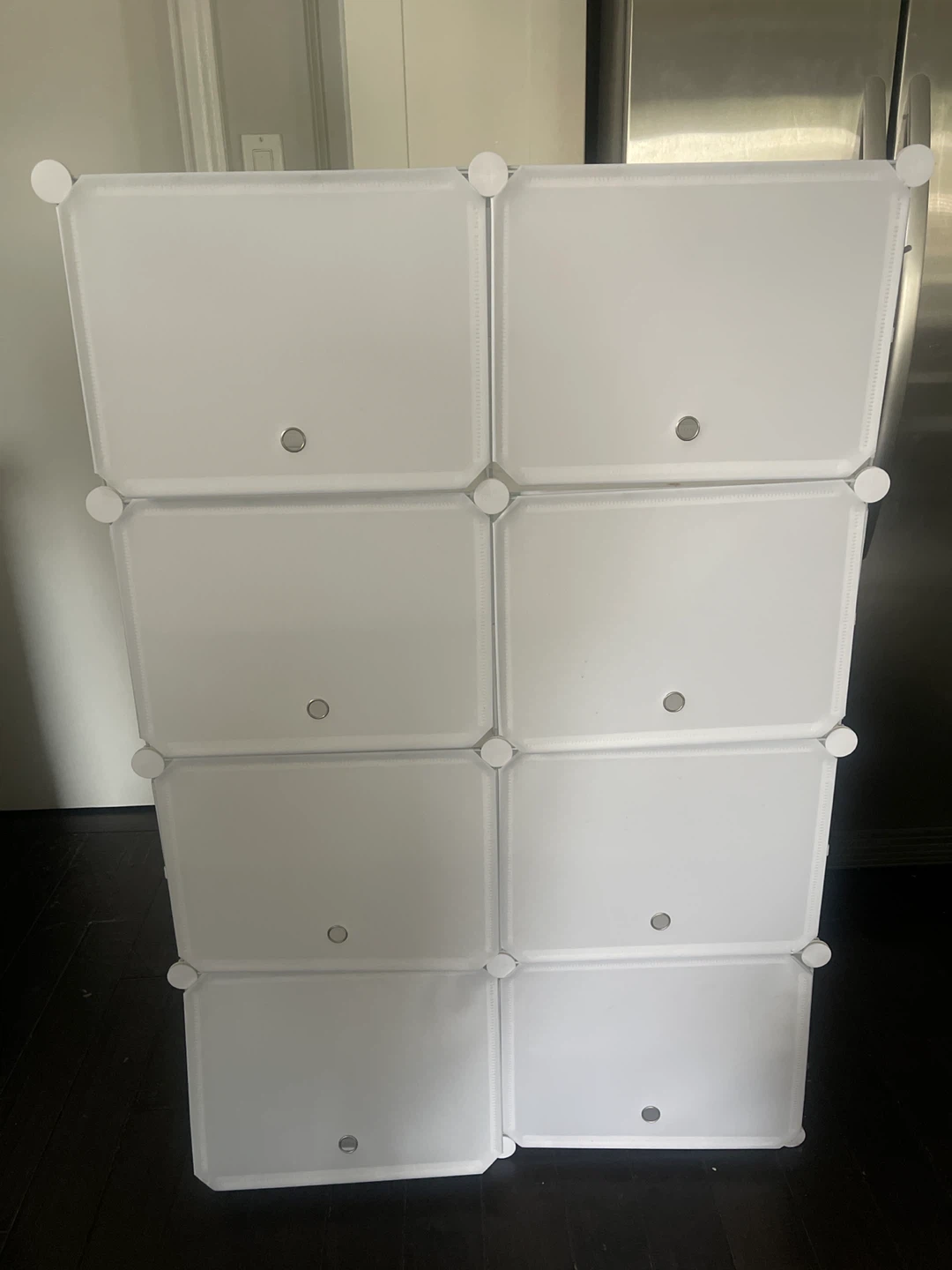 White Modular Storage Shelf