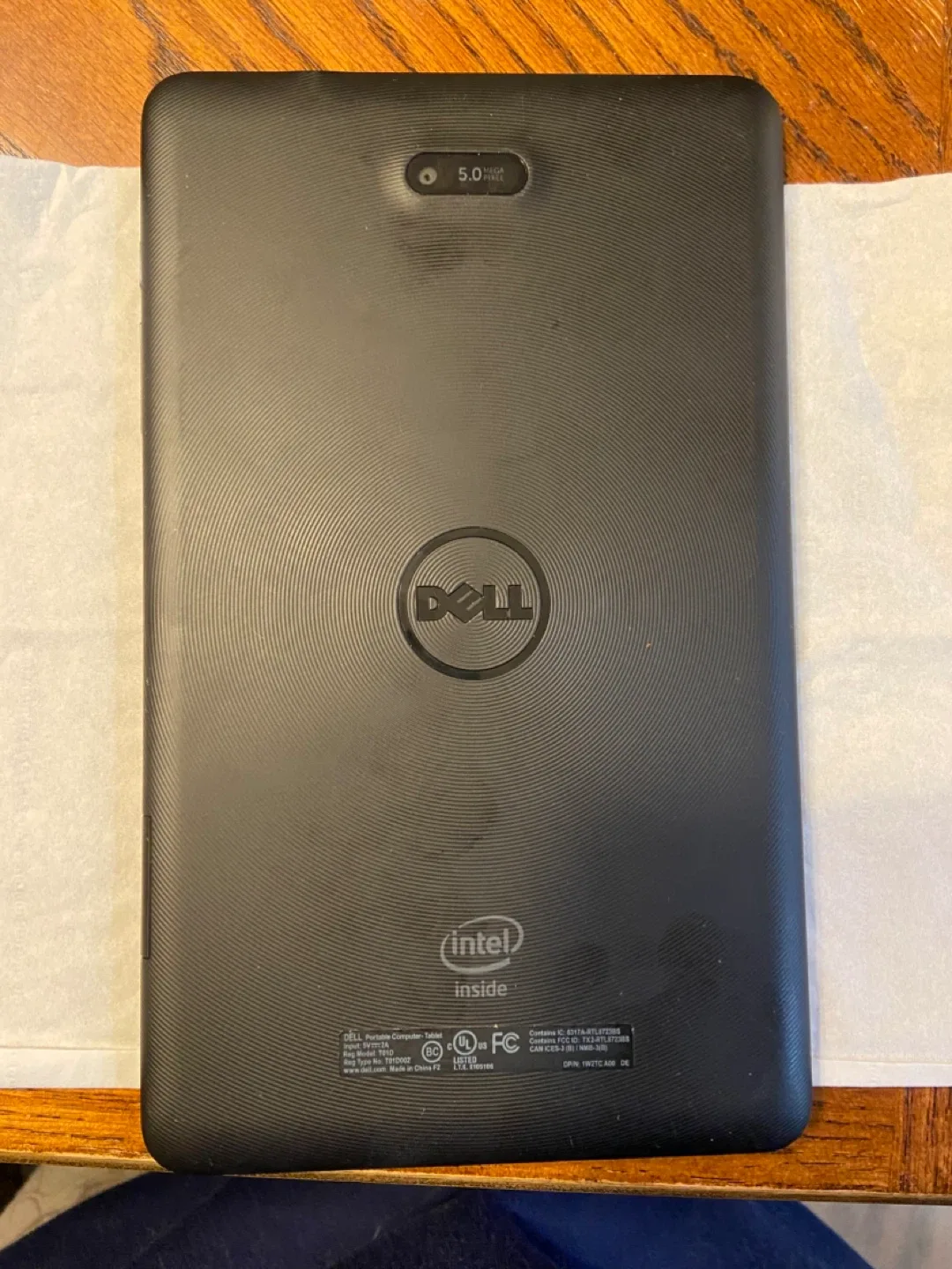 Dell Portable Computer Tablet - Black