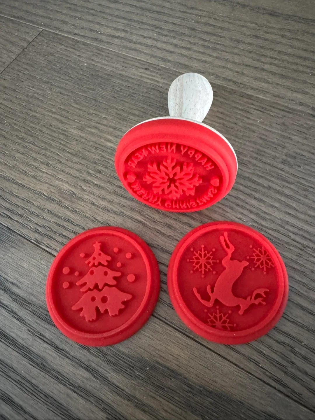 BRAND NEW Christmas Cookie Stamps - Set of 3 thumbnail