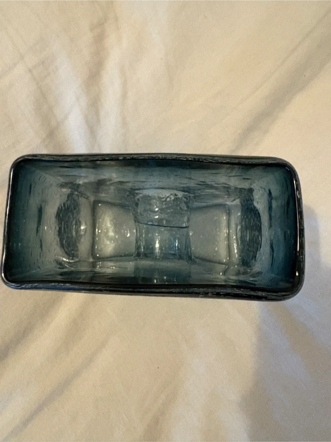 Contemporary Blue Glass Vase image indicator(5)