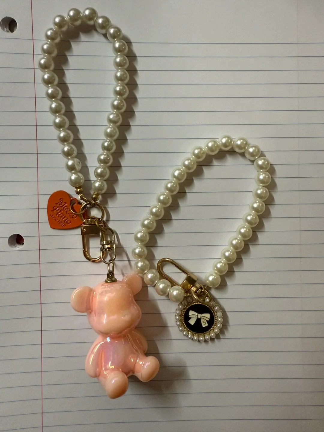 Pearl Beaded Bag Charms