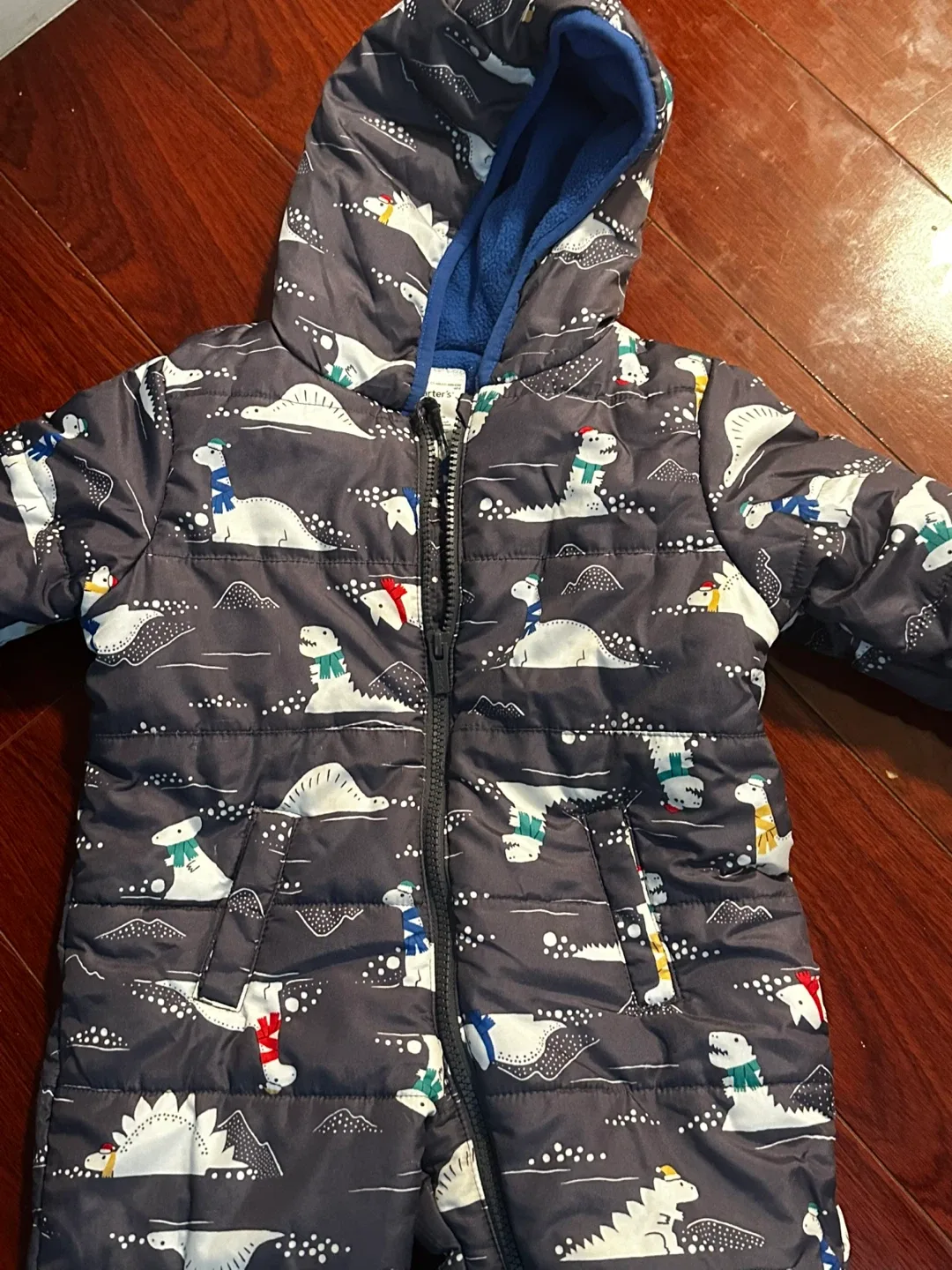 Baby Snowsuit - Dinosaur Print 18month