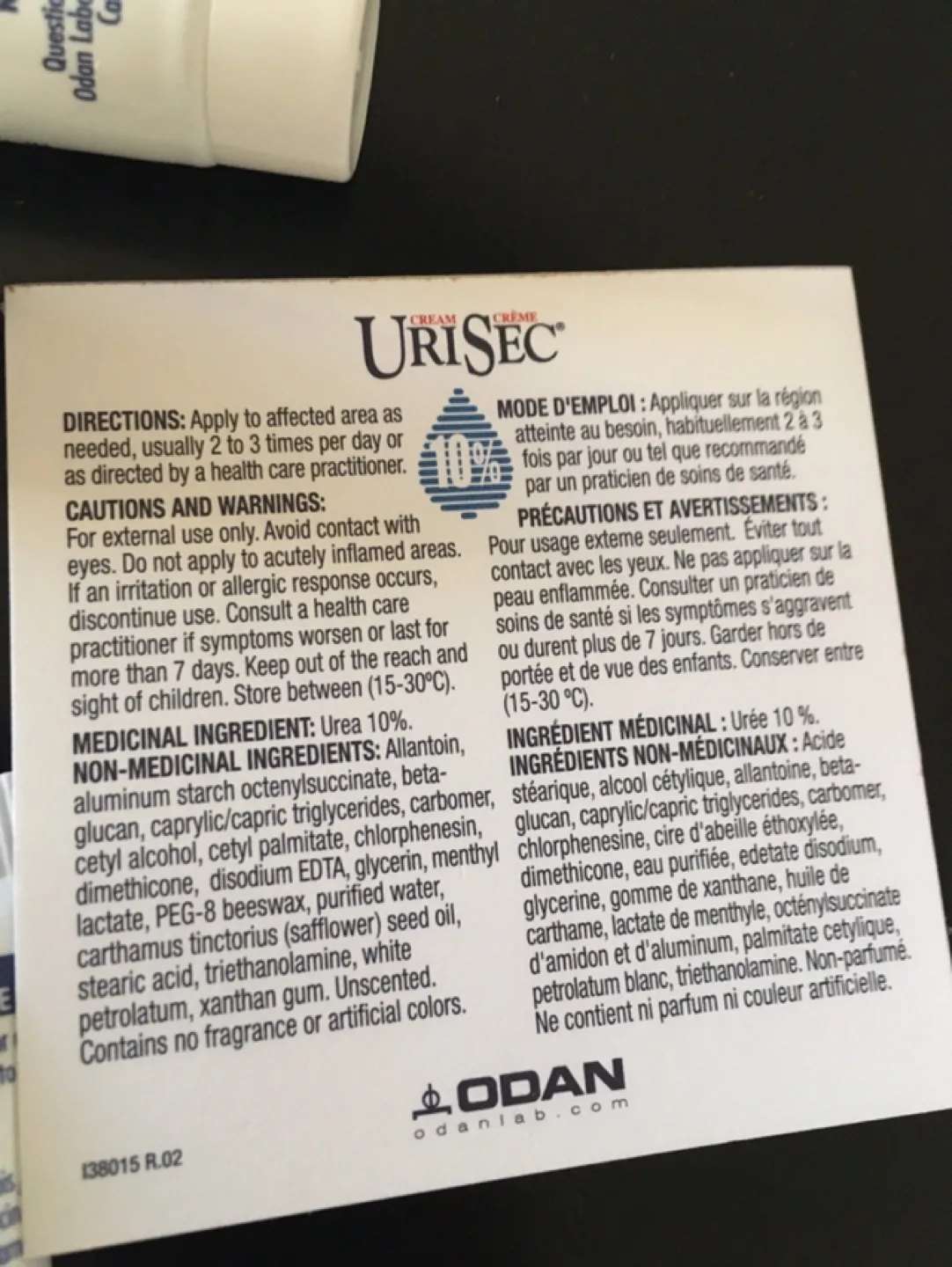 Odan Lab Urisec Cream - Therapeutic Moisturizer image indicator(3)