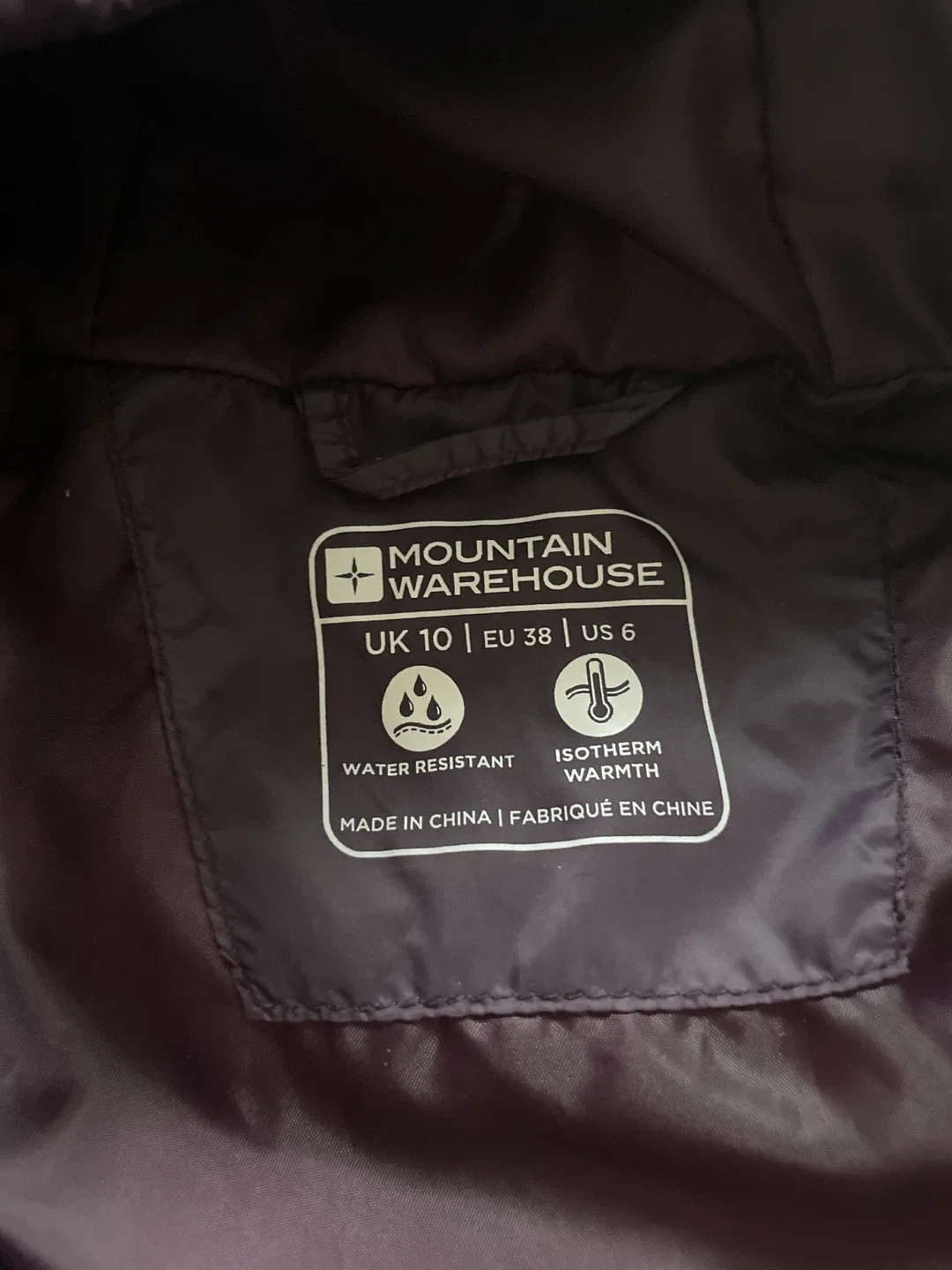 Mountain Warehouse Purple Puffer Jacket - Size 6 image indicator(3)