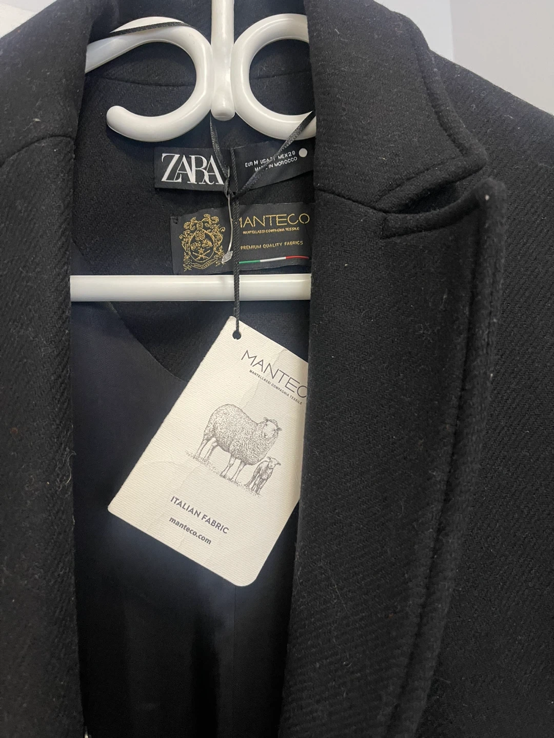 Zara Manteco Blend Coat - Size M