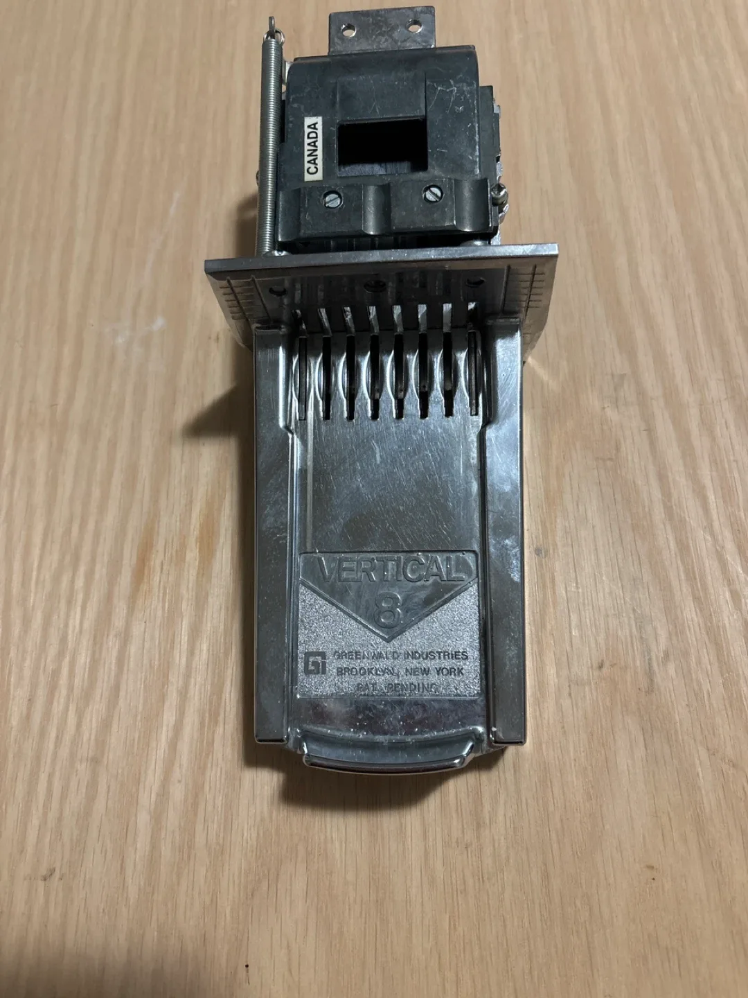 Greenwald Industries Vertical 8 Coin Mechanism