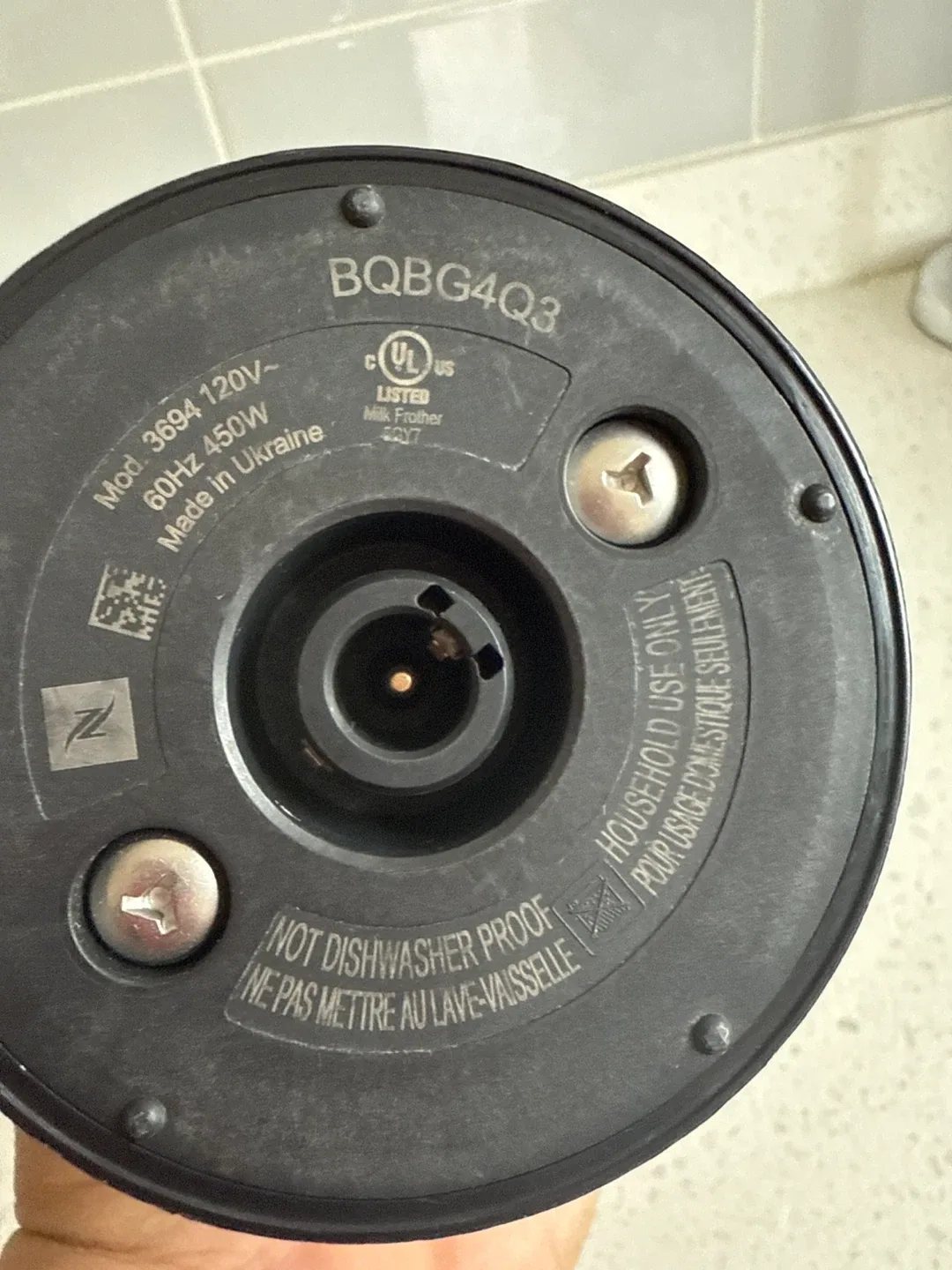 Nespresso Aeroccino 3 Milk Frother - Black image indicator(2)