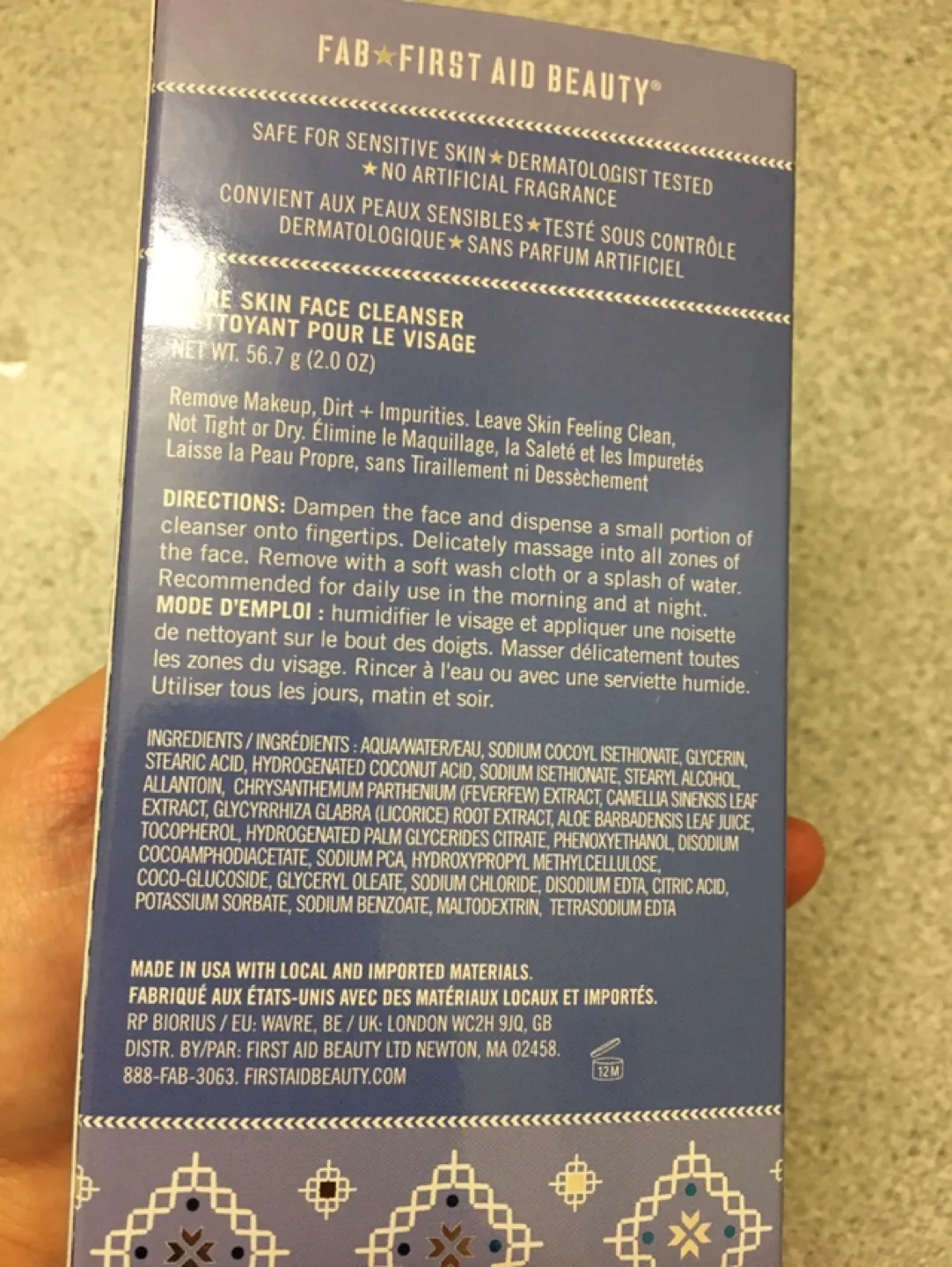 First Aid Beauty Fresh Cleanse Pure Skin Face Cleanser (New) image indicator(6)