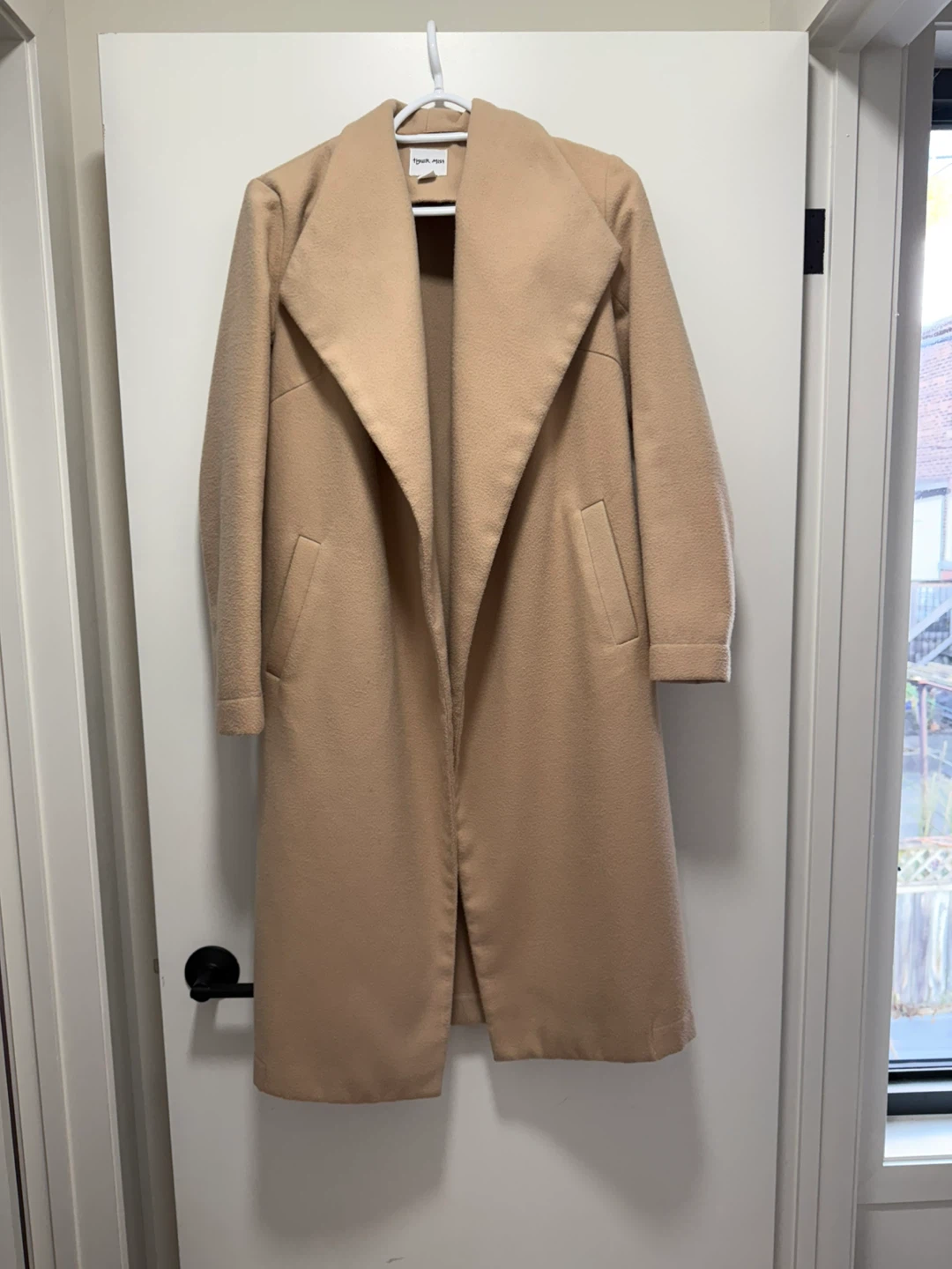 Tiger Mist Beige Coat - Size Small