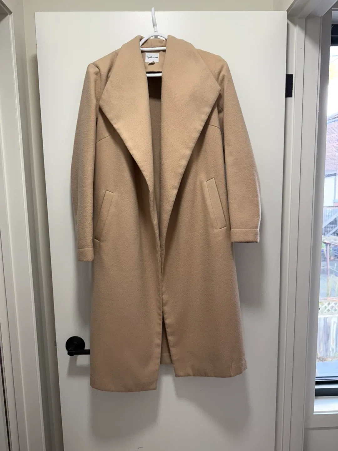 Tiger Mist Beige Coat - Size Small
