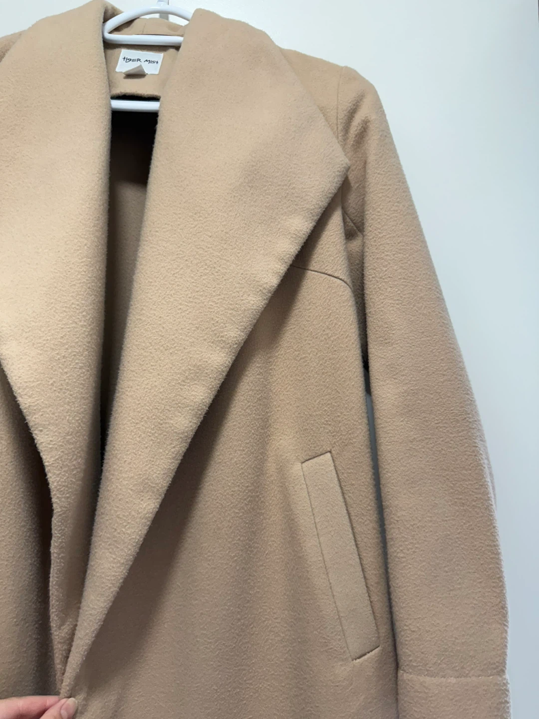 Tiger Mist Beige Coat - Size Small - photo 2