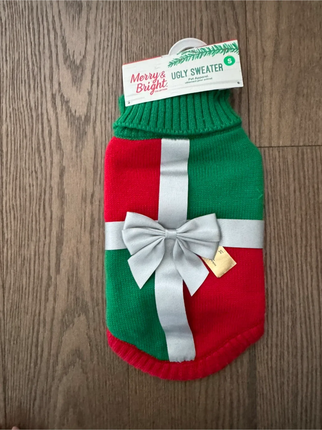 BRAND NEW DOG Christmas sweater - Pet Apparel, Size S thumbnail