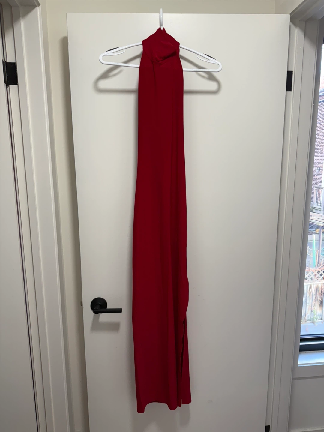 Norma Kamali Halter Gown - Size XS - Red - photo 2