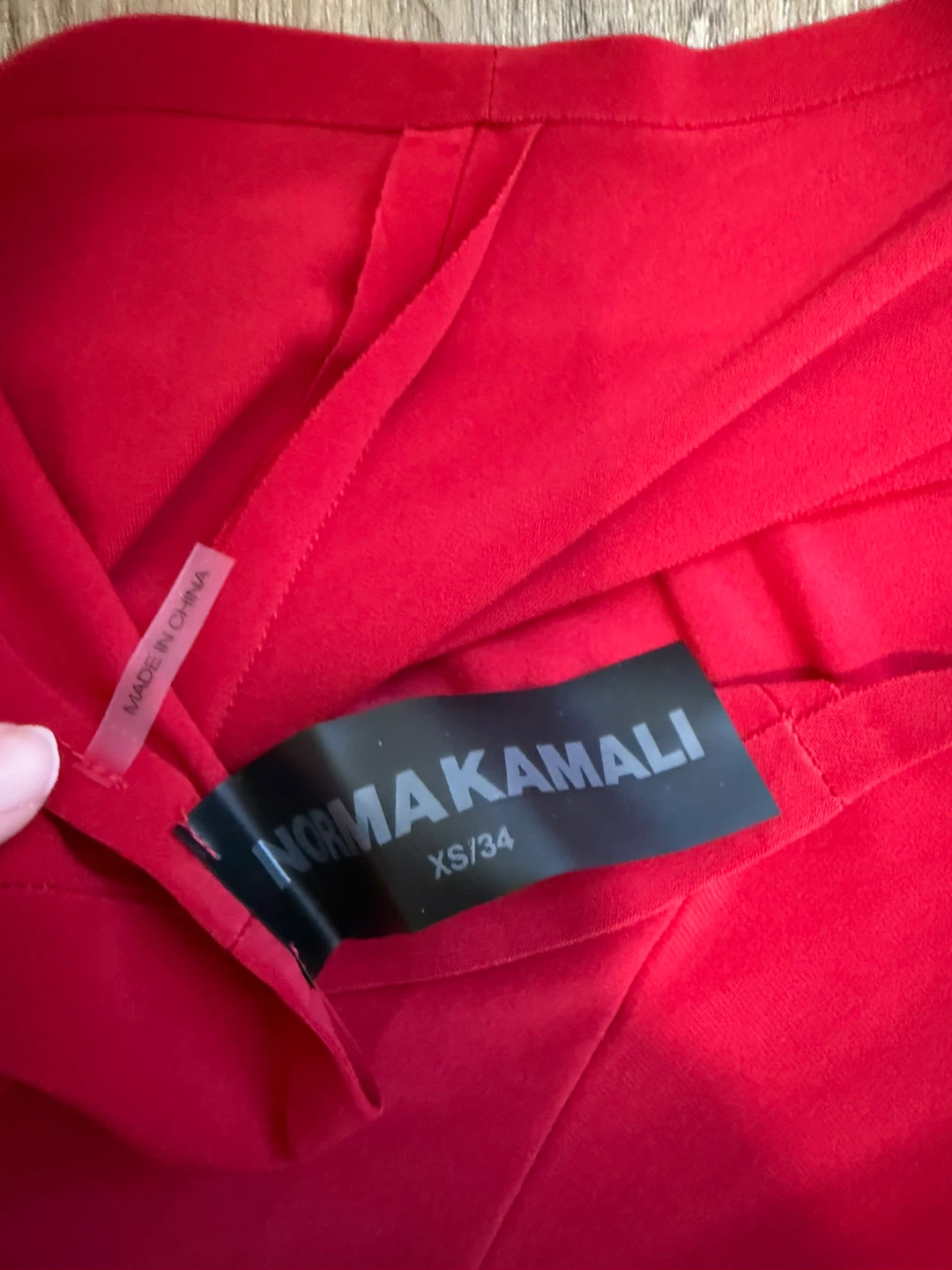 Norma Kamali Halter Gown - Size XS - Red - photo 4