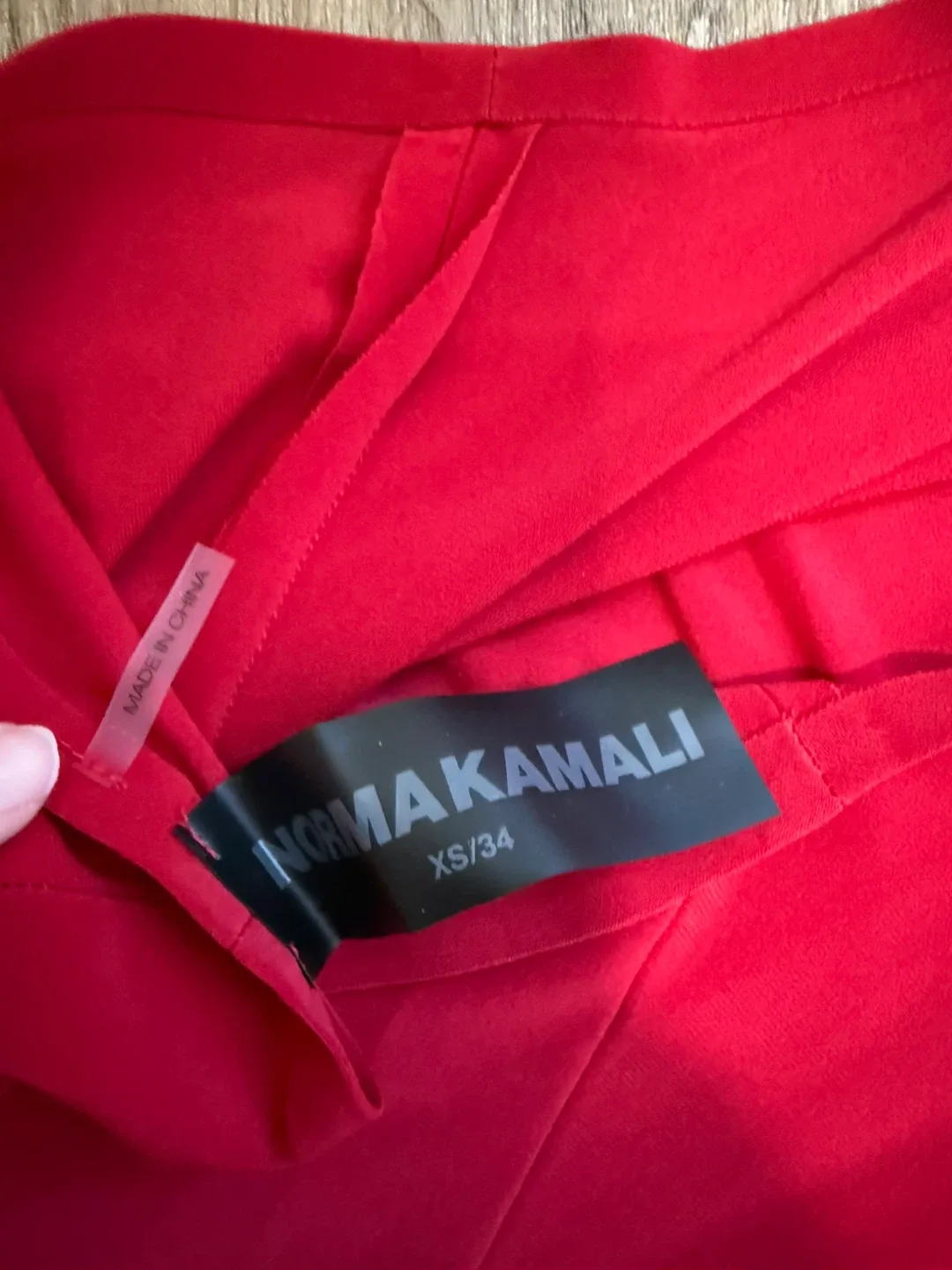 Norma Kamali Halter Gown - Size XS - Red image indicator(4)