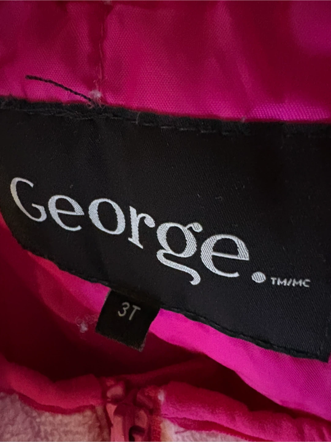 George 3T Snowsuit Set - Pink & Dinosaur Print - photo 2