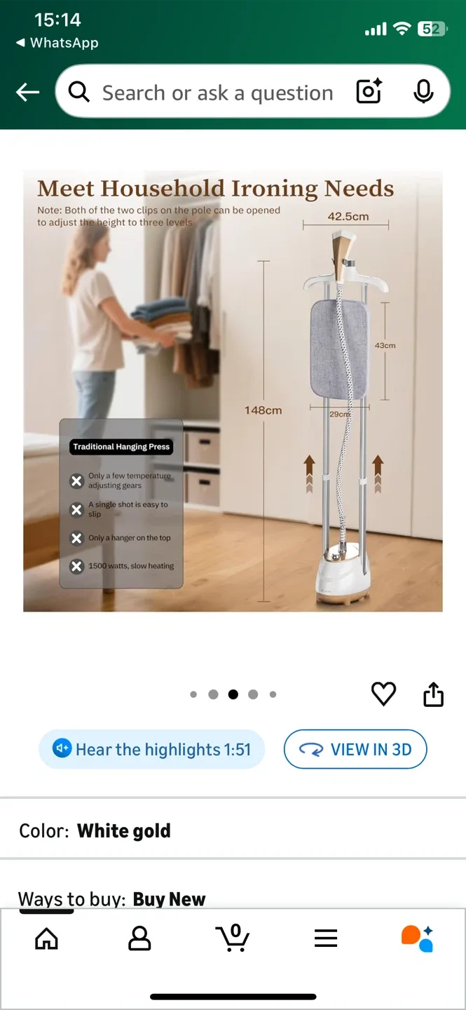 Clothes steamer image indicator(7)