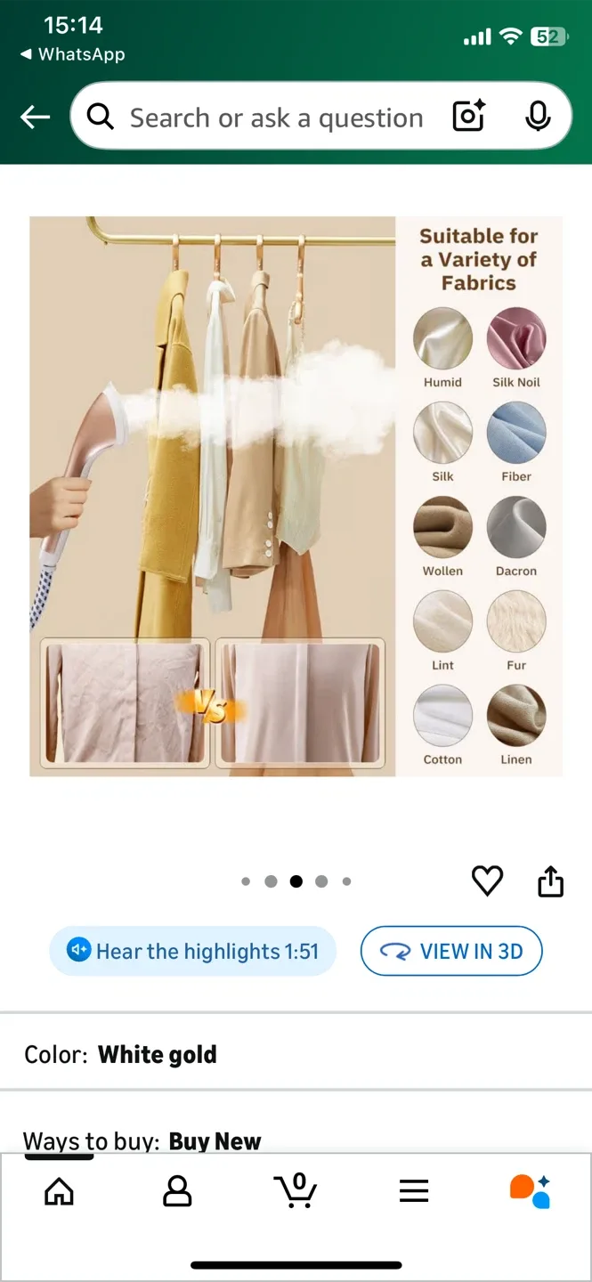 Clothes steamer image indicator(8)