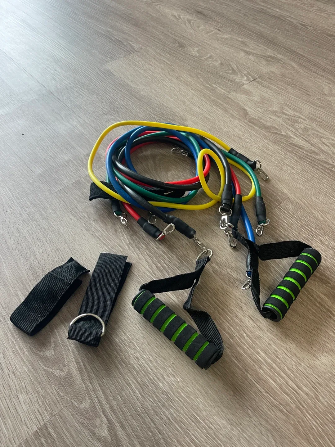 Resistance Band Set with Handles & Ankle Straps