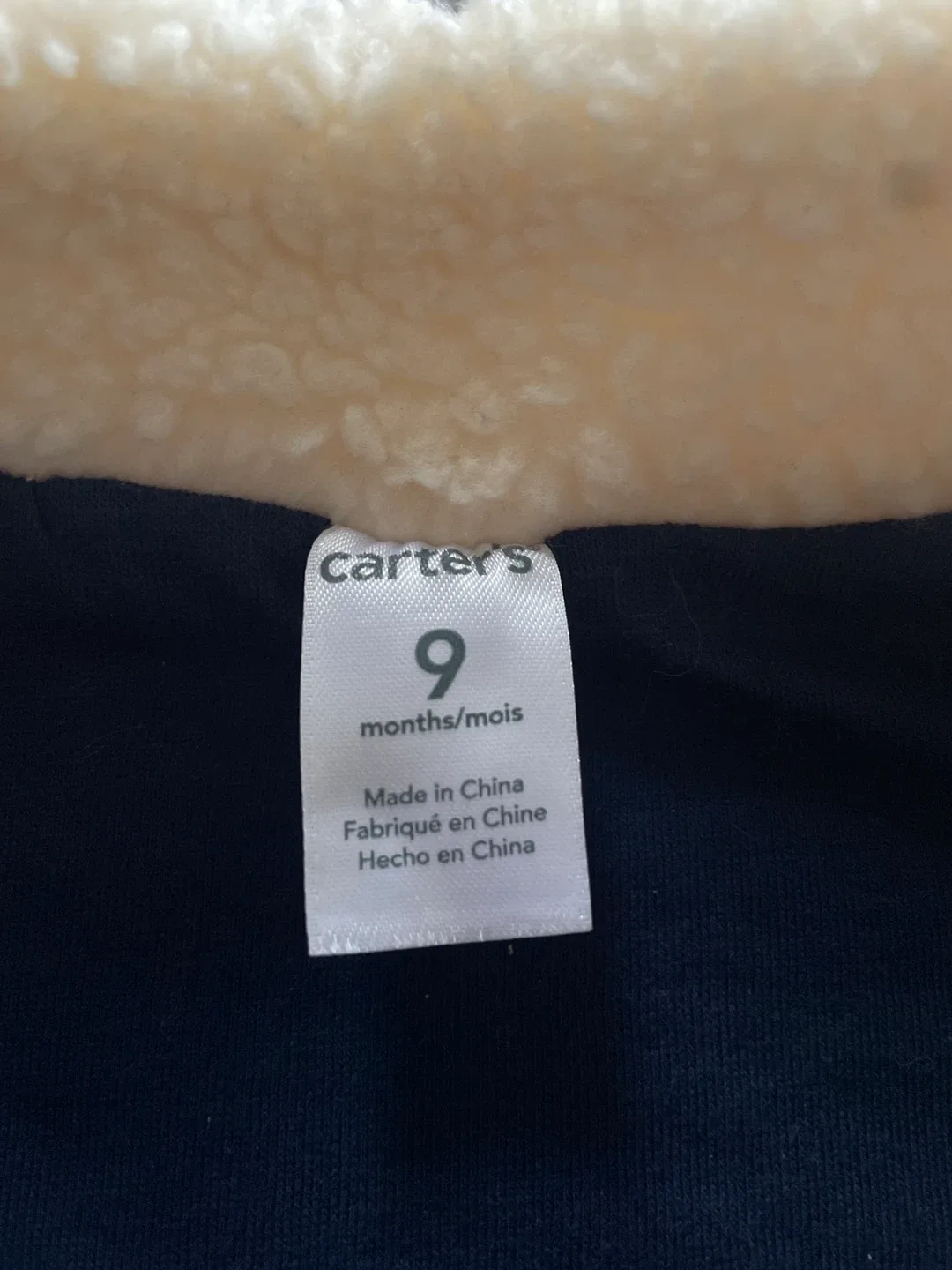 Carter's 9 Months Fleece Jacket image indicator(3)