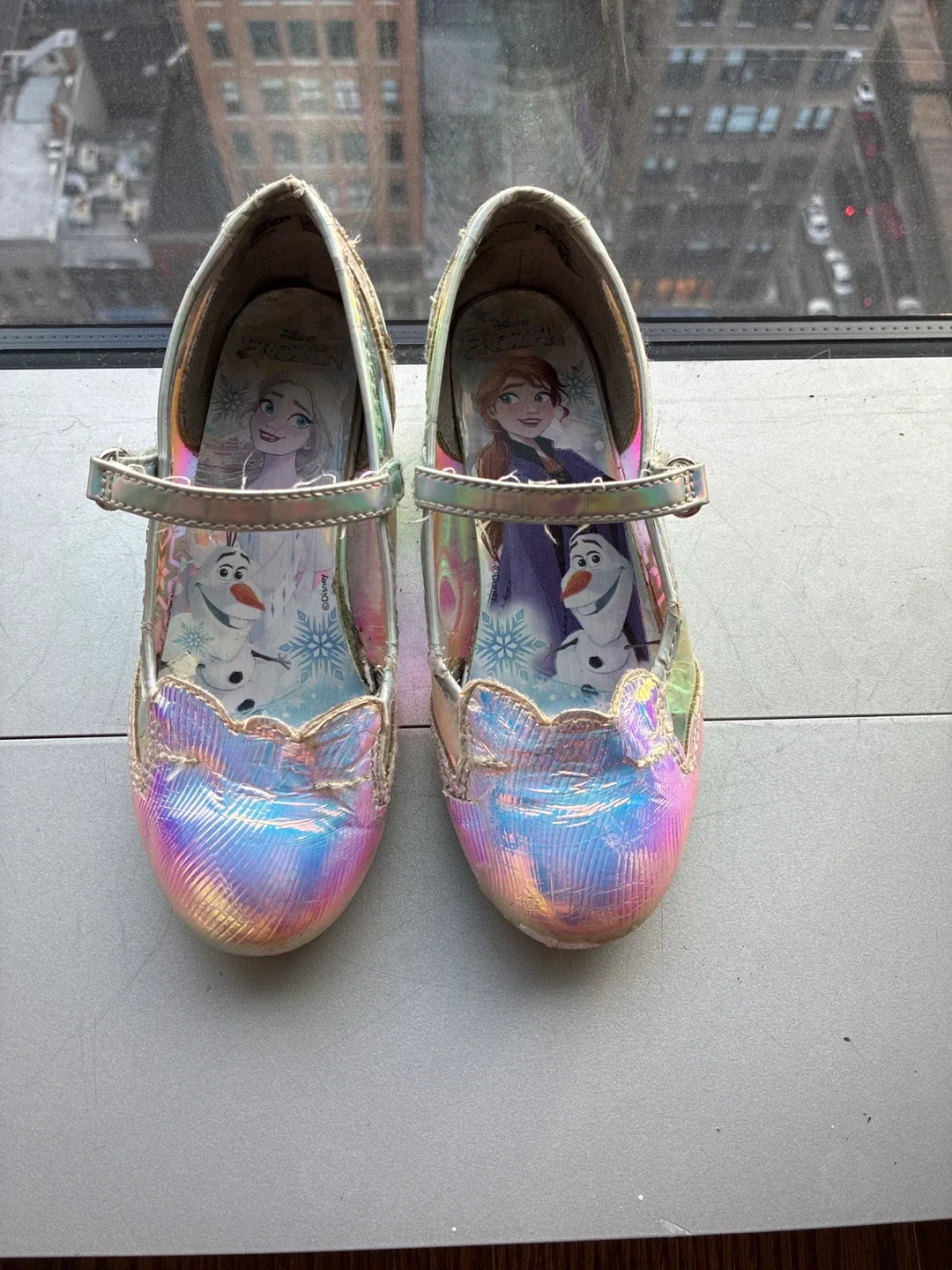 Kids Disney Princess Frozen Little Mermaid play Pretend shoes image indicator(4)