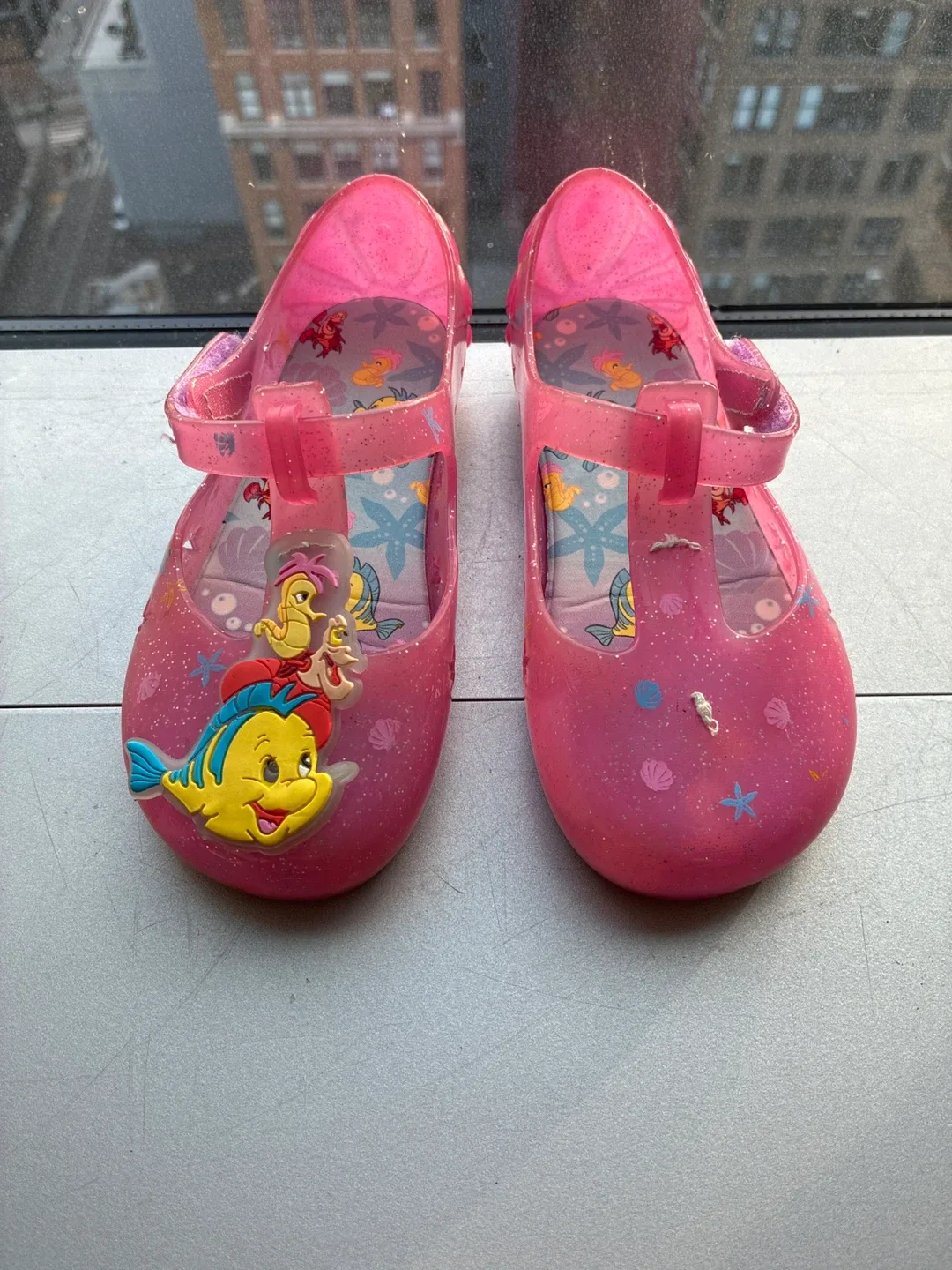 Kids Disney Princess Frozen Little Mermaid play Pretend shoes image indicator(5)