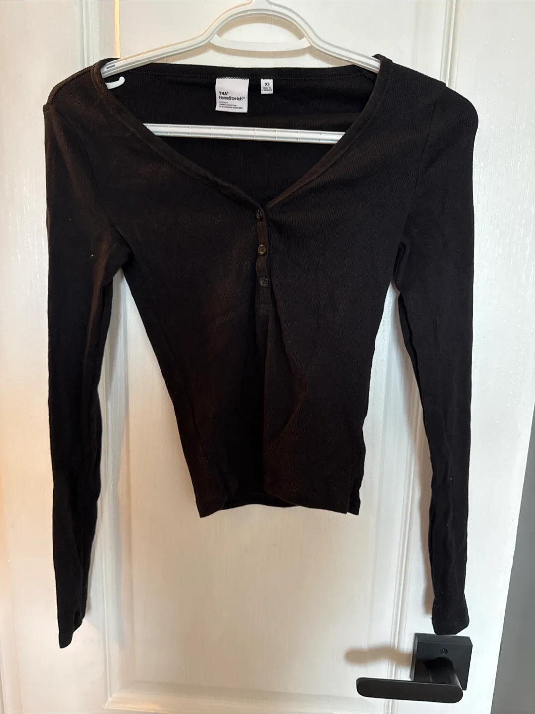 TNA HomeStretch Longsleeve black&white - XS image indicator(2)