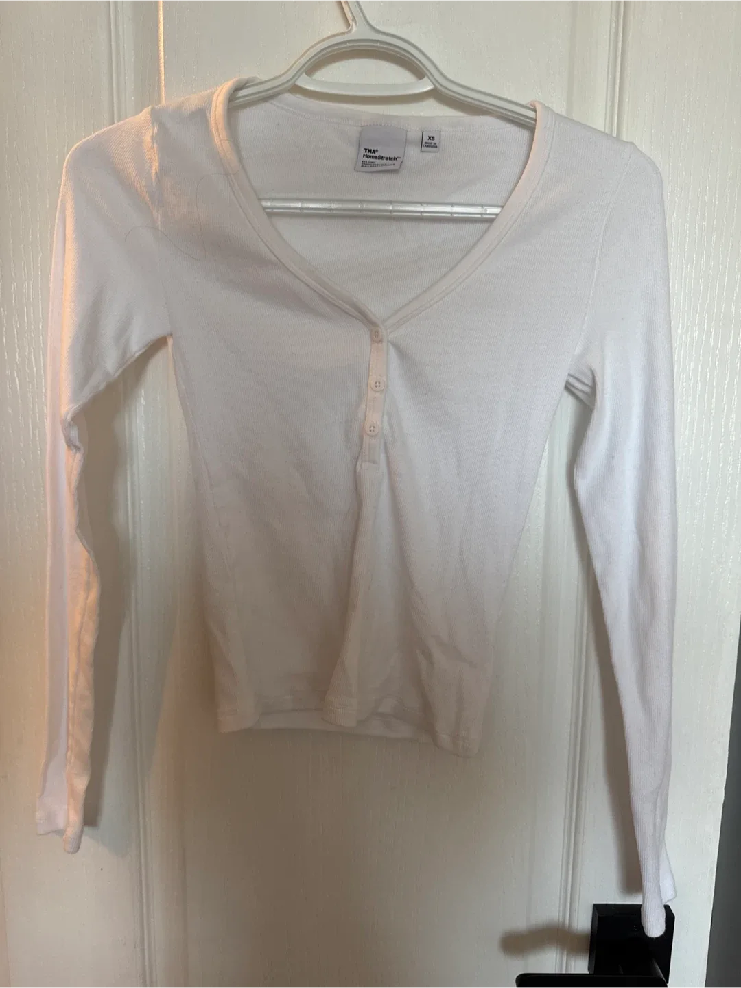 TNA HomeStretch Longsleeve black&white - XS image indicator(3)