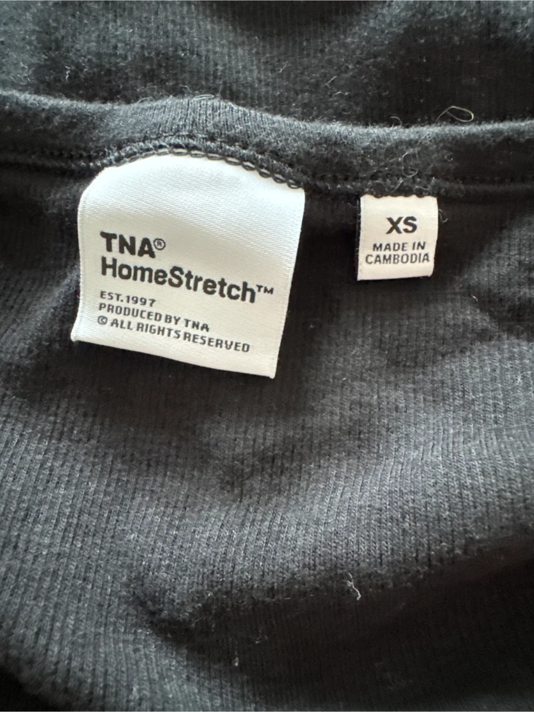 TNA HomeStretch Longsleeve black&white - XS image indicator(4)
