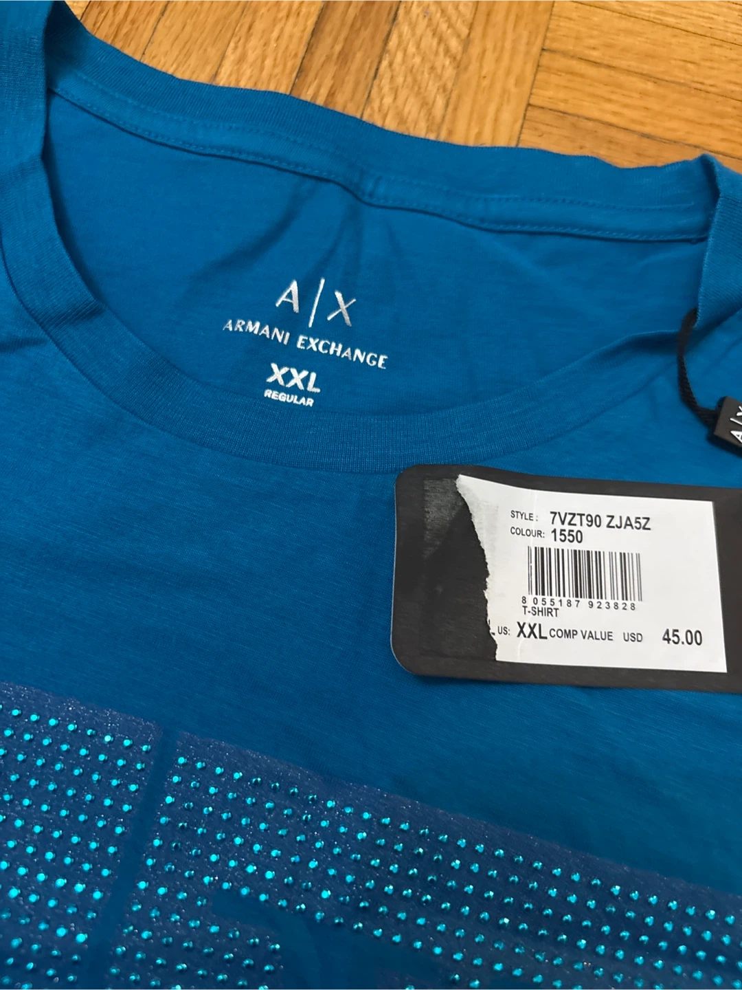 Armani Exchange T-Shirt - XXL - Blue - photo 3