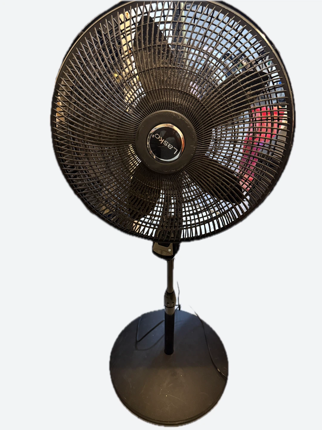 Lasko Black Oscillating Stand Fan