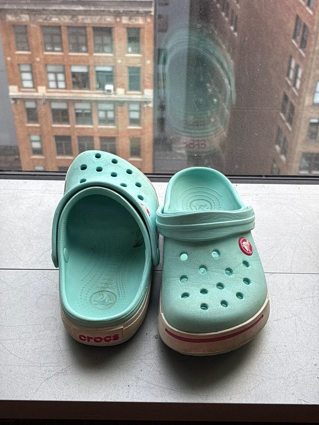 Crocs Kids' clogs, size 12/13 Shoes Sneakers Blue Teal image indicator(2)