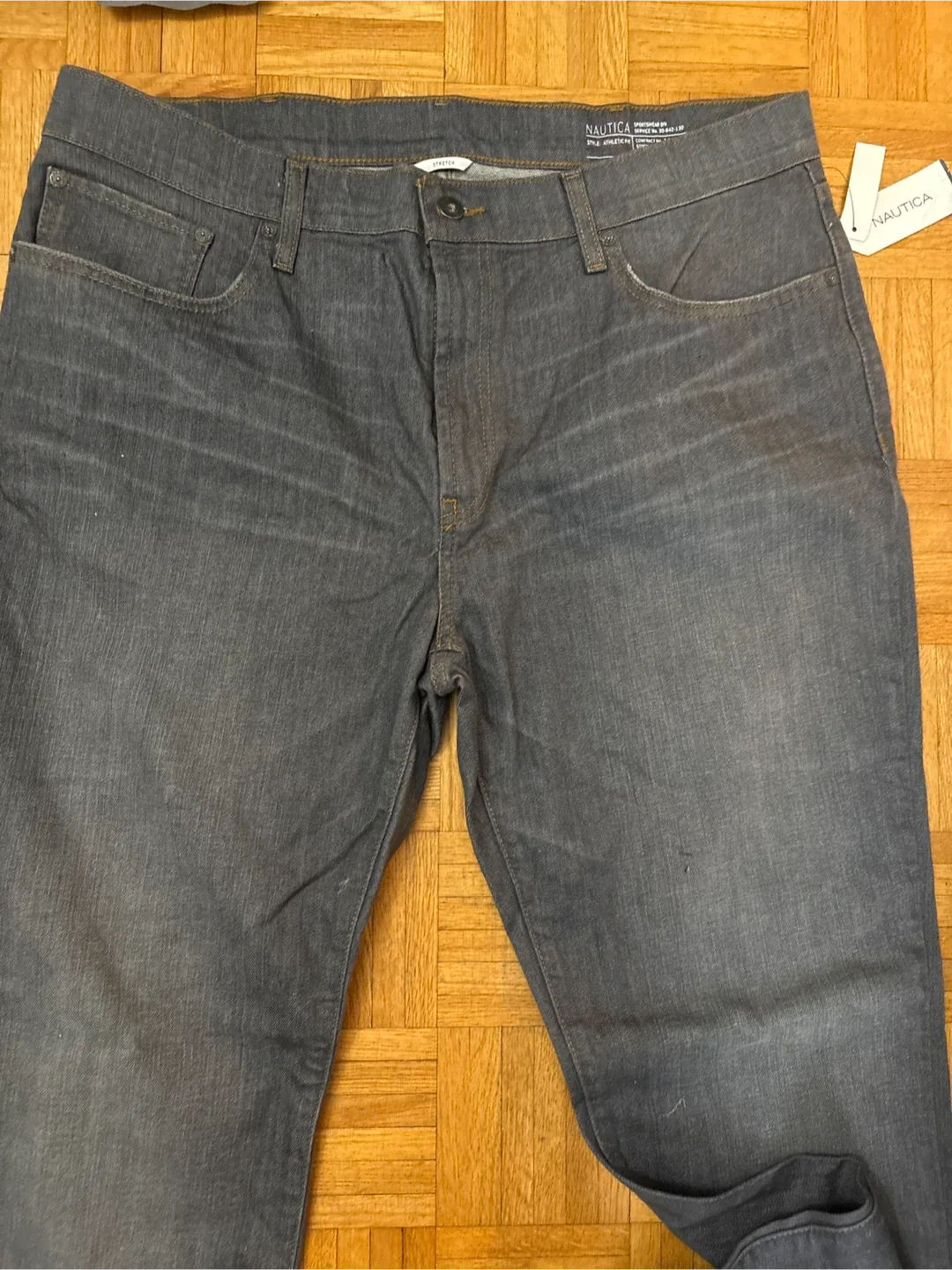 New Nautica Athletic Fit Jeans 38x32 image indicator(4)