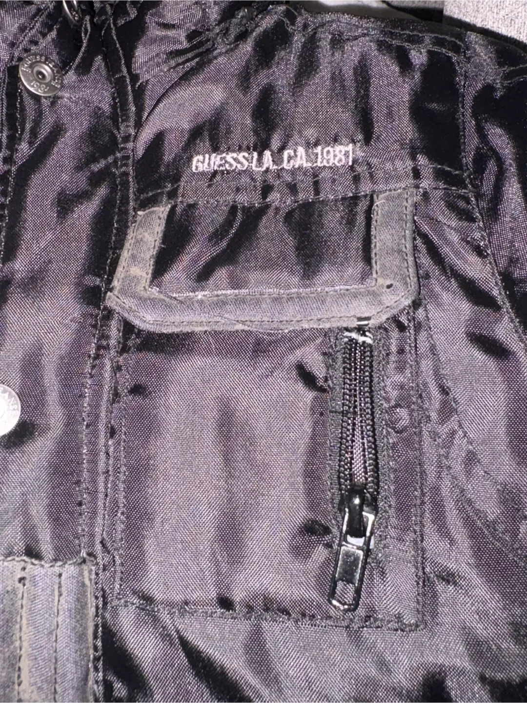 Guess Kids Black Winter Jacket - Size 4T image indicator(2)