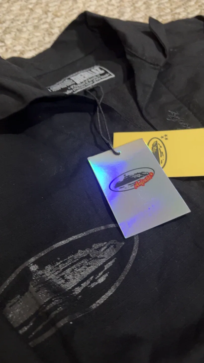 Corteiz Alcatraz Pullover Black Jacket - Size S image indicator(2)