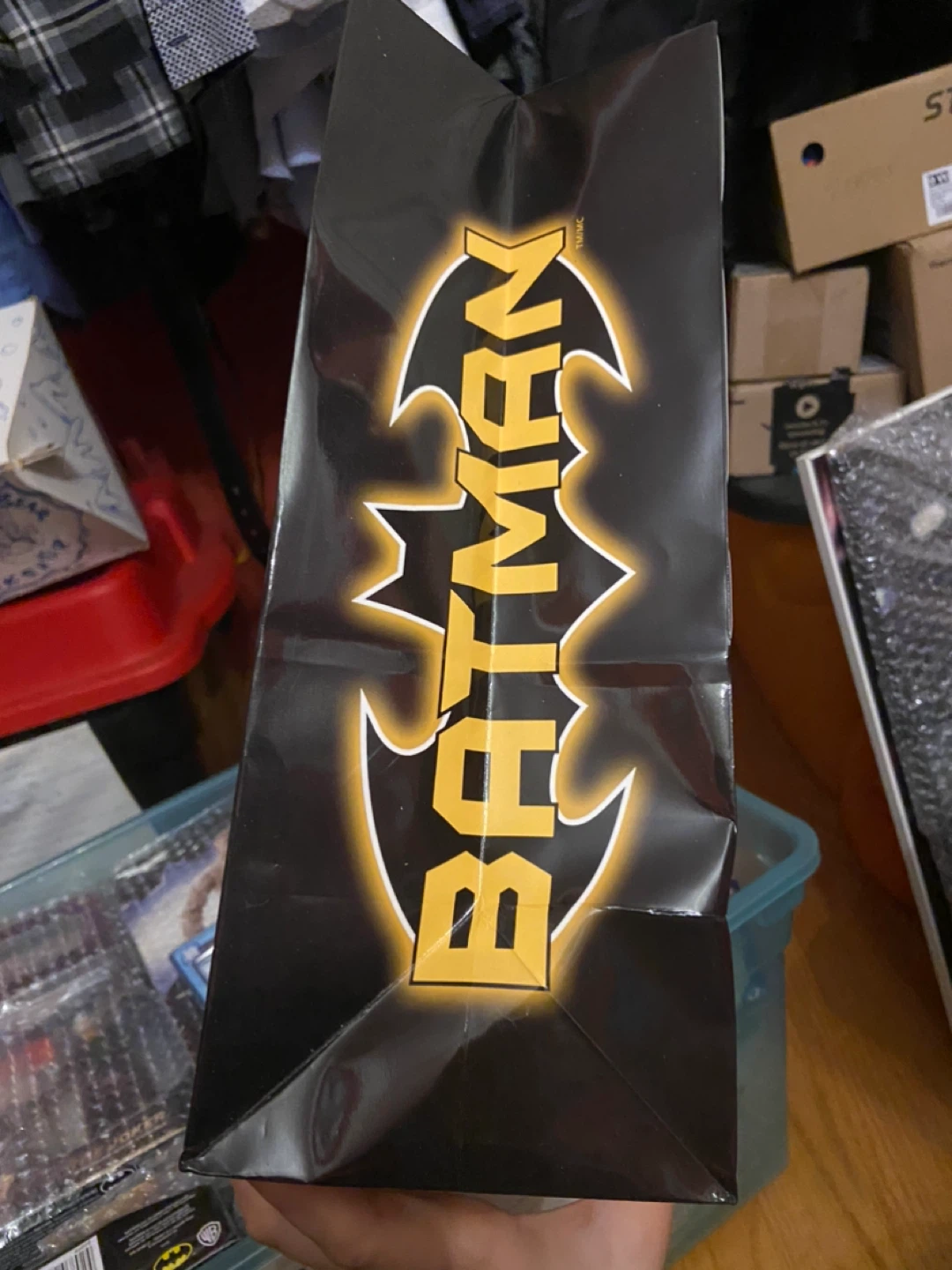 Dc Batman Gift Bag from 2007 vintage retro - photo 5