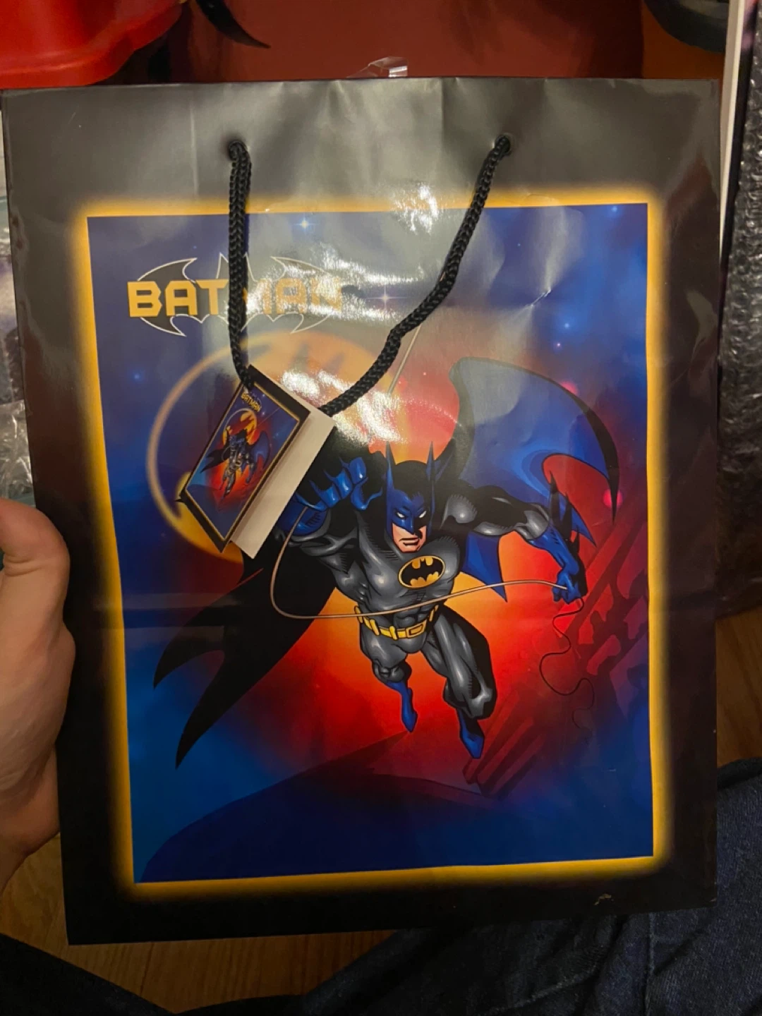 Dc Batman Gift Bag from 2007 vintage retro