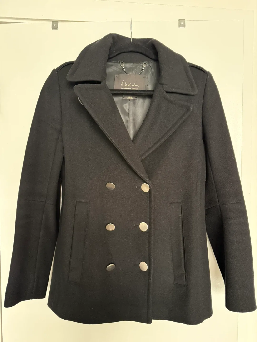 Aritzia T.Babaton Wool & Cashmere Coat - Size Med by ium