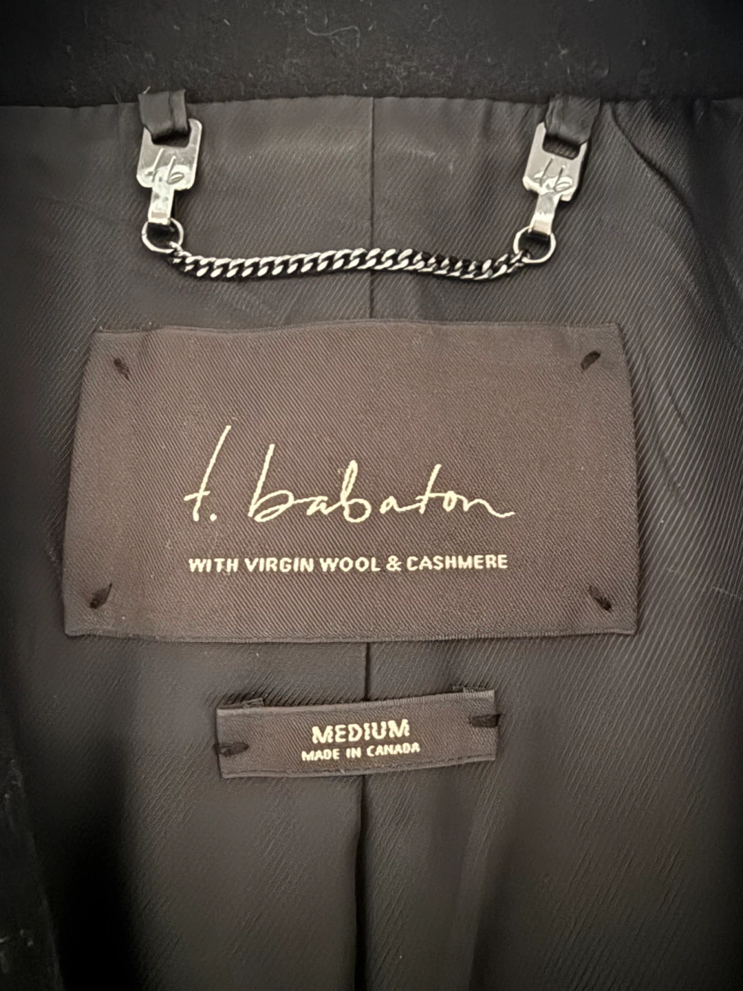 Aritzia T.Babaton Wool & Cashmere Coat - Size Medium - photo 4