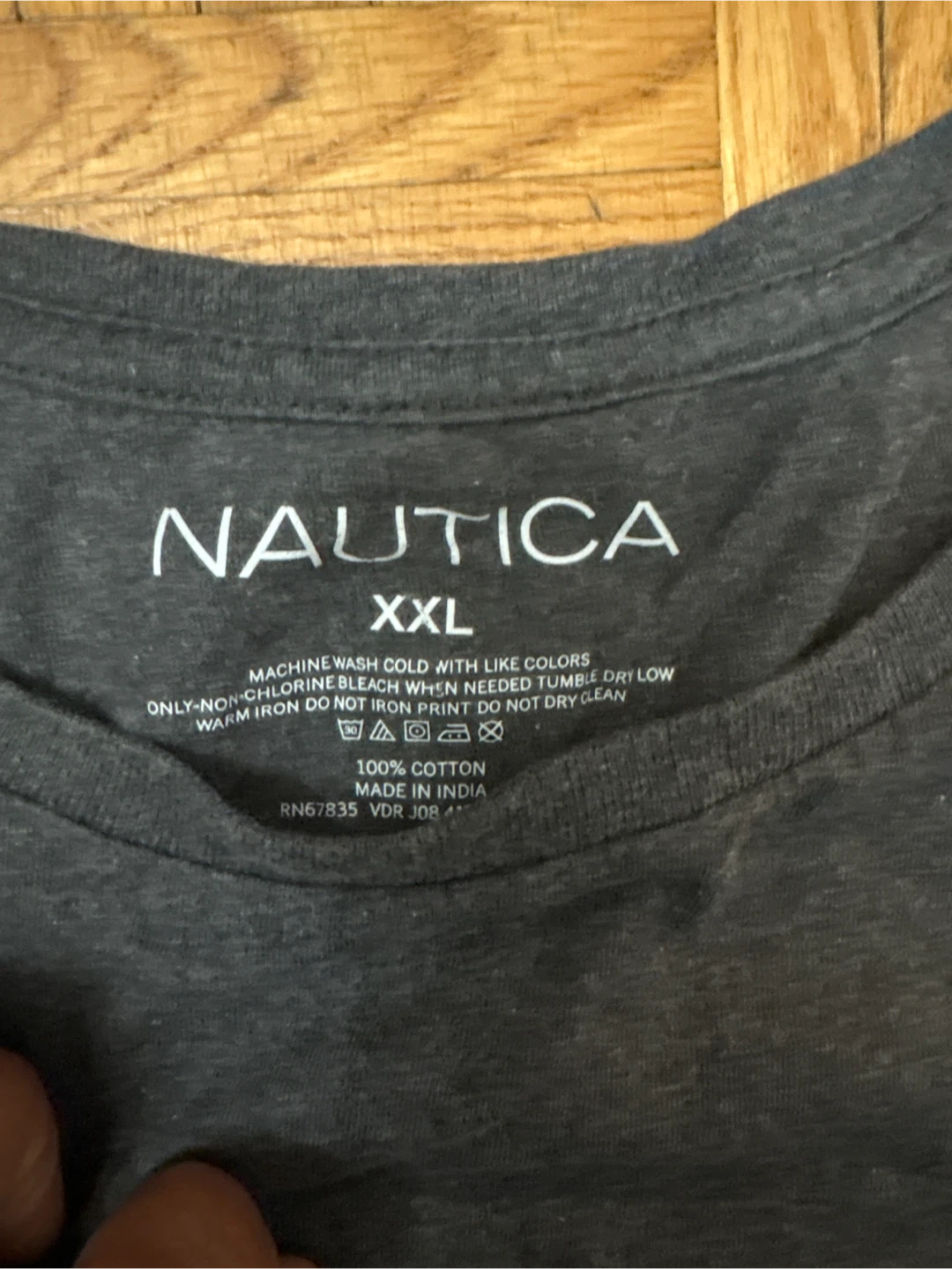 Nautica XXL Long Sleeve Shirt - Gray - photo 2