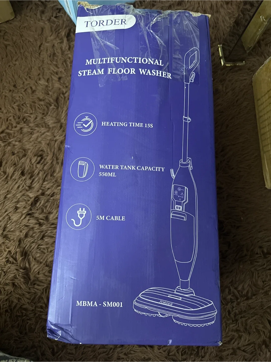 Torder Multifunctional Steam Floor Washer - New in Box! image indicator(3)