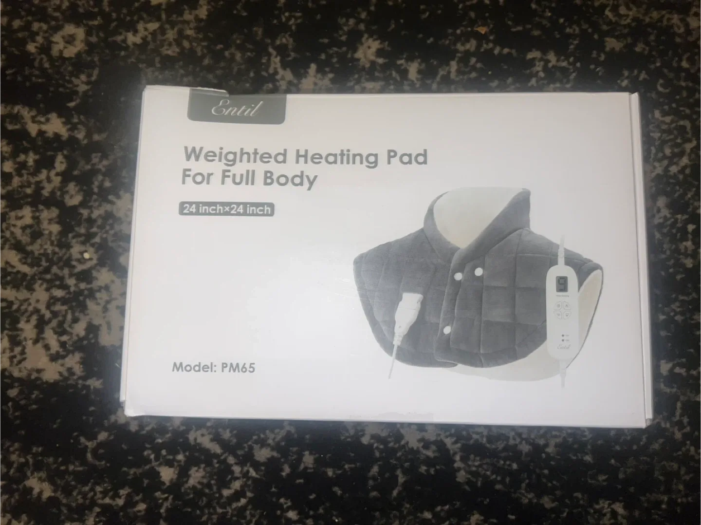 Entil Weighted Heating Pad 24x24 inch - Full Body image indicator(4)