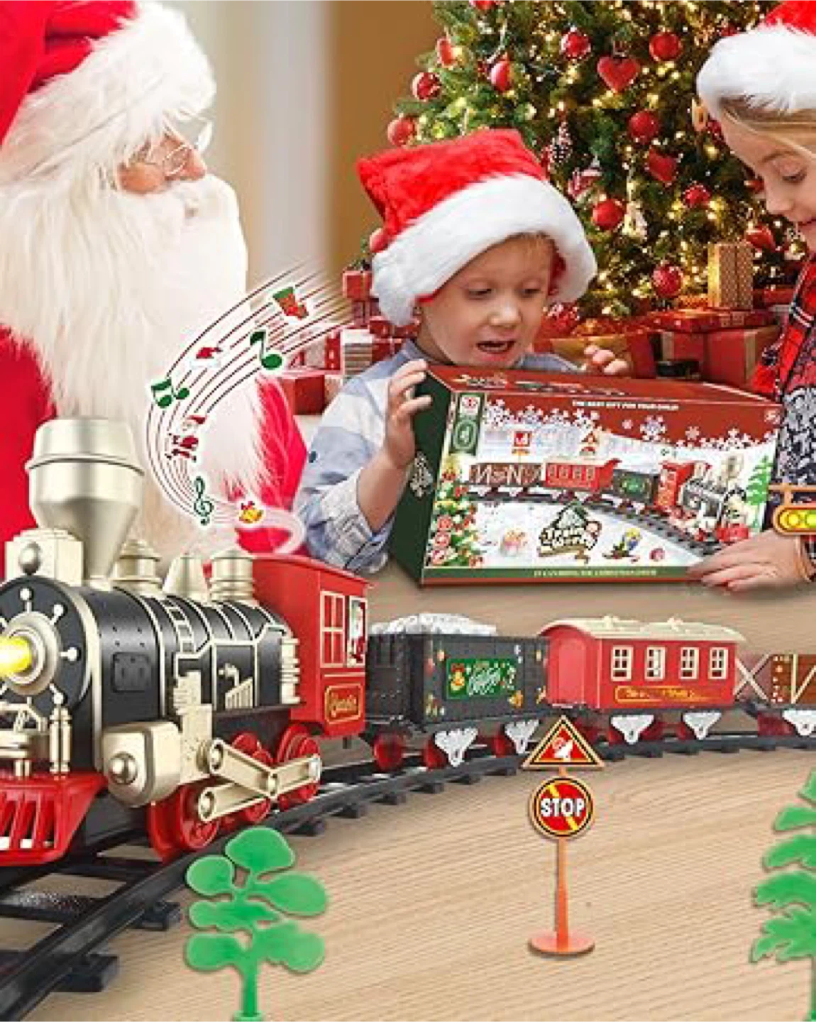 Christmas Train Set - New in Box! - photo 2