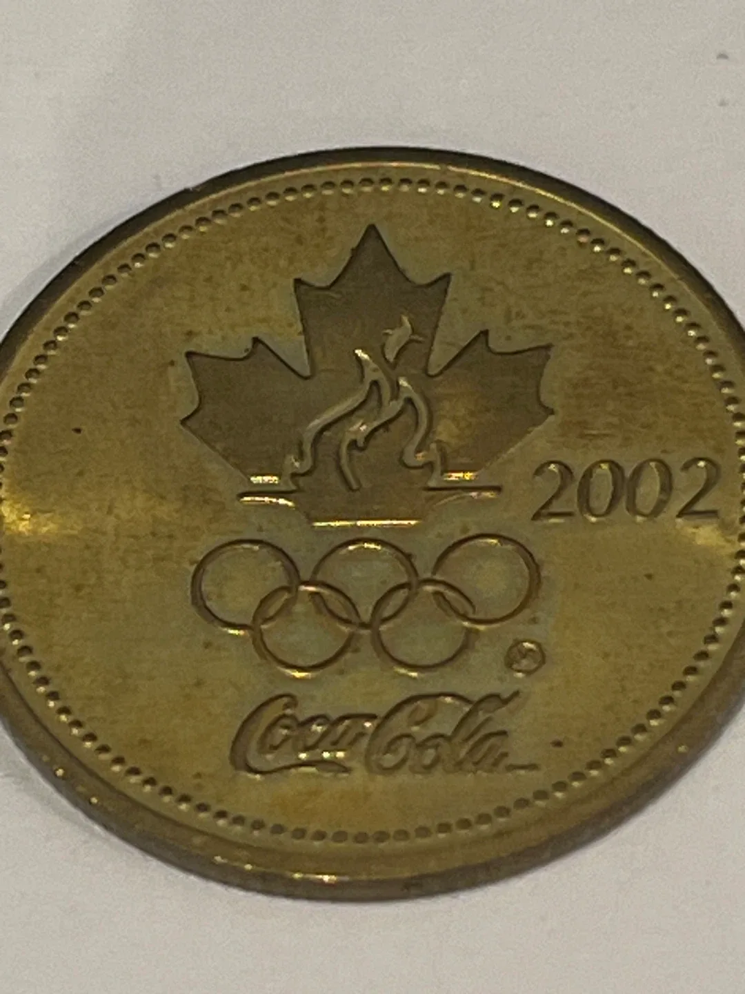 2002 Coca-Cola Olympic Coin - Paul Kariya image indicator(2)